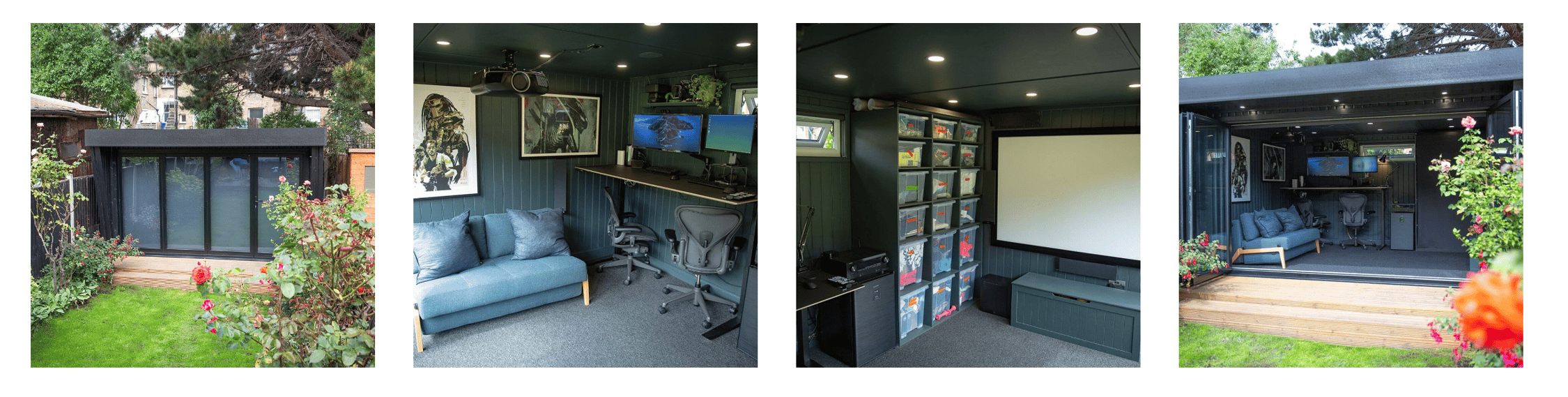 Garden Gaming Room and Home Theatre.